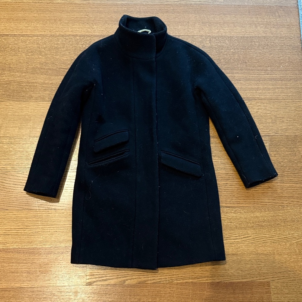 J. Crew Stadium Cloth by Nello Gori Wool Cocoon Coat